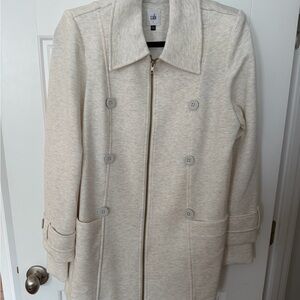 CAbi Women's Headline Topper Cream Pea Coat